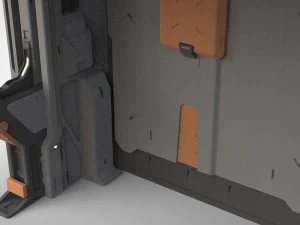 Halo 5 door 3D Model
