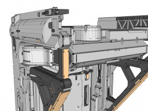 Halo 5 door 3D Model