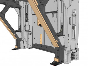 Halo 5 door 3D Model