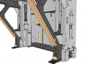 Halo 5 door 3D Model