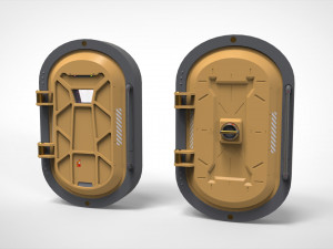 Sci fi door 24 3D मॉडल