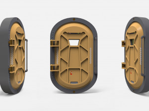 Sci fi door 24 3D मॉडल