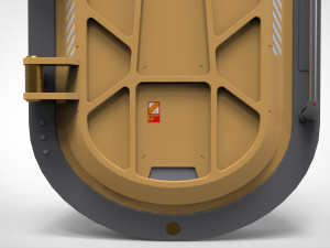Sci fi door 24 3D मॉडल