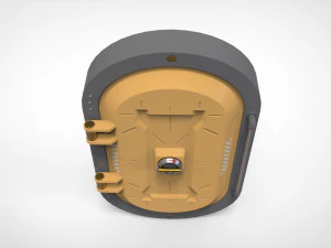 Sci fi door 24 3D Model