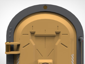 Sci fi door 24 3D मॉडल