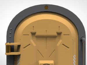 Sci fi door 24 3D Model