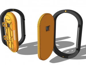 Sci fi door 24 3D Model