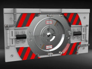 Sci-fi door collection 2 3D मॉडल