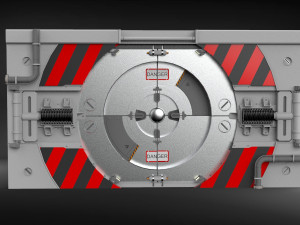 Sci-fi door collection 2 3D मॉडल