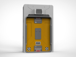 Sci-fi door collection 2 3D मॉडल