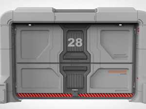 Sci-fi door collection 2 3D मॉडल