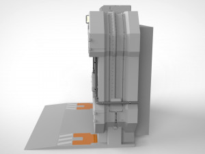 Sci fi door 10 3D मॉडल