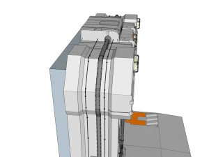 Sci fi door 10 3D Model