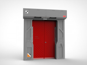 sci fi door 11 3D Model