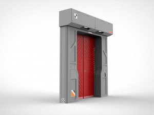 Sci fi door 11 3D Model