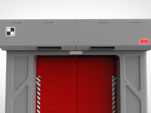 Sci fi door 11 3D Model