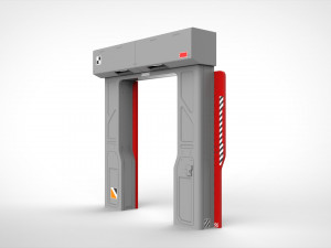 Sci fi door 11 3D Model