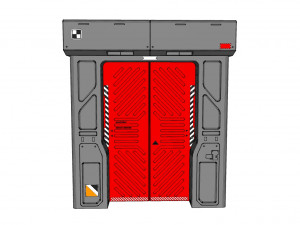 Sci fi door 11 3D Model