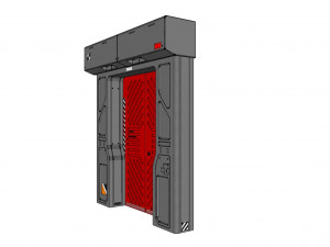 Sci fi door 11 3D Model