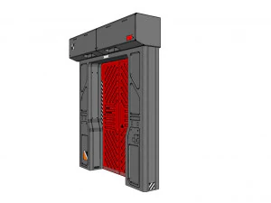 Sci fi door 11 3D Model