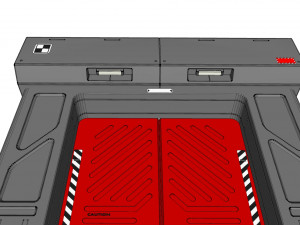 Sci fi door 11 3D Model