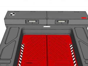 Sci fi door 11 3D Model