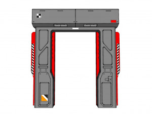 Sci fi door 11 3D Model