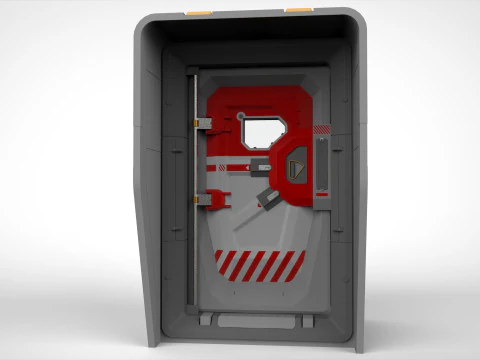 Sci fi door 12 3D Model
