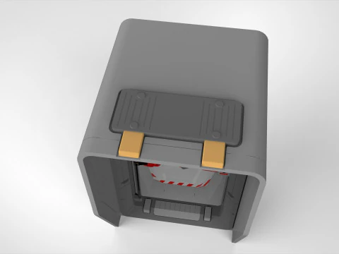 Sci fi door 12 3D Model