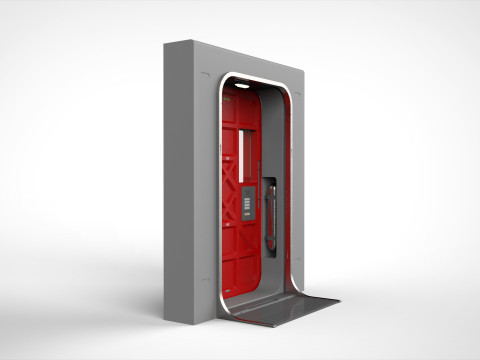 Sci fi door 12 3D मॉडल