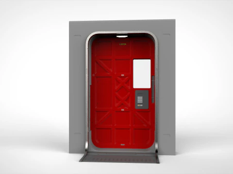 Sci fi door 12 3D Model