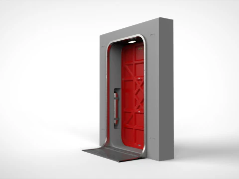 Sci fi door 12 3D Model