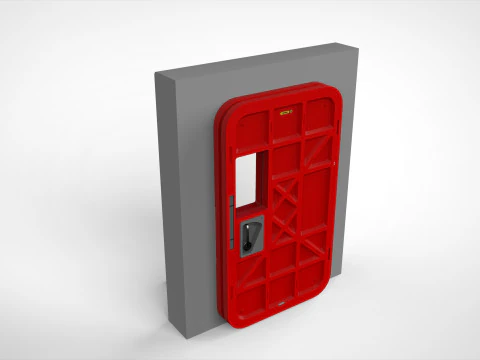 Sci fi door 12 3D Model