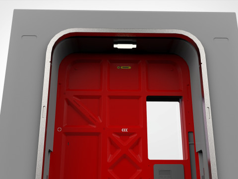 Sci fi door 12 3D मॉडल