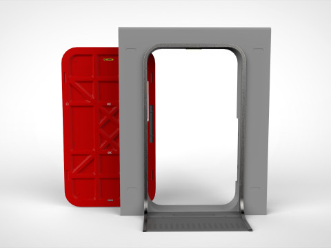 Sci fi door 12 3D मॉडल