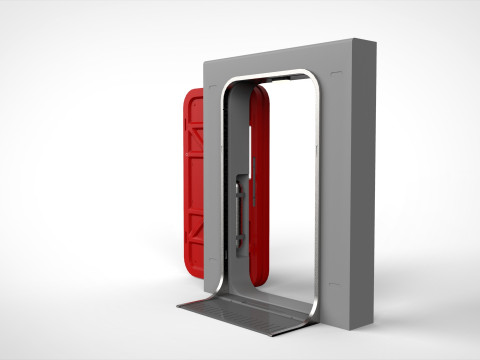Sci fi door 12 3D मॉडल