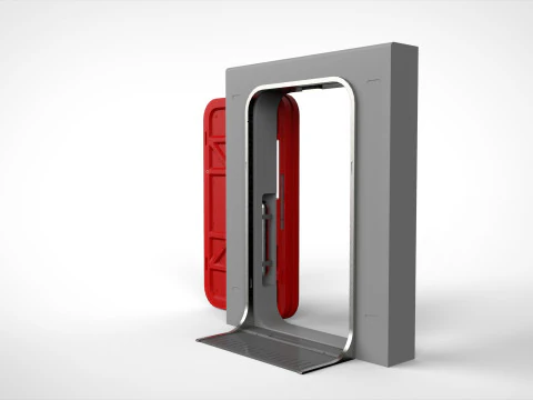 Sci fi door 12 3D Model