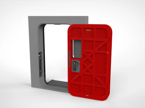 Sci fi door 12 3D Model