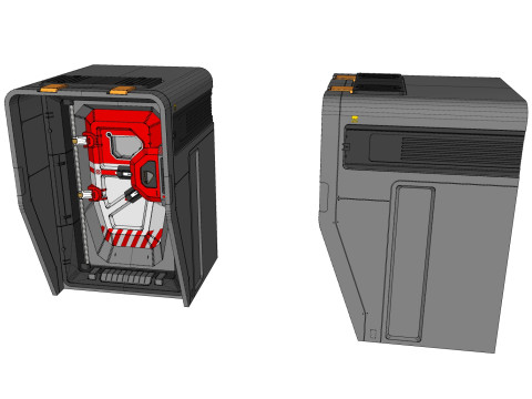 Sci fi door 12 3D मॉडल