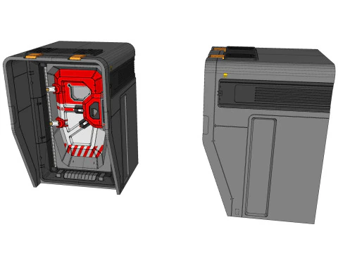 Sci fi door 12 3D Model