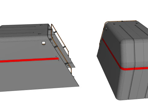 Sci fi door 12 3D Model