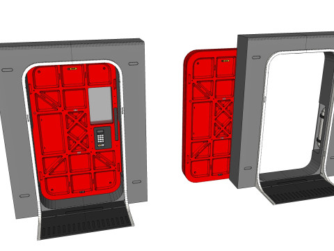 Sci fi door 12 3D मॉडल