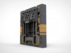 Sci fi door 13 3D Model