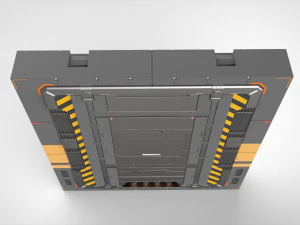 Sci fi door 13 3D Model