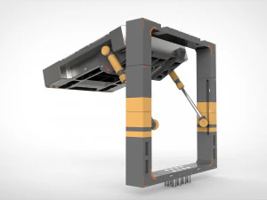 Sci fi door 13 3D Model