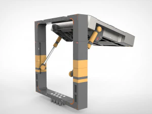 Sci fi door 13 3D Model