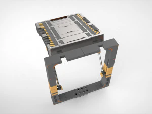 Sci fi door 13 3D Model