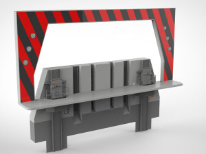 Sci-fi antinuclear gates 3D मॉडल