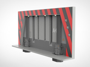 Sci-fi antinuclear gates 3D मॉडल
