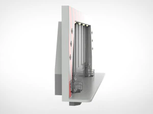 Sci-fi antinuclear gates 3D Model